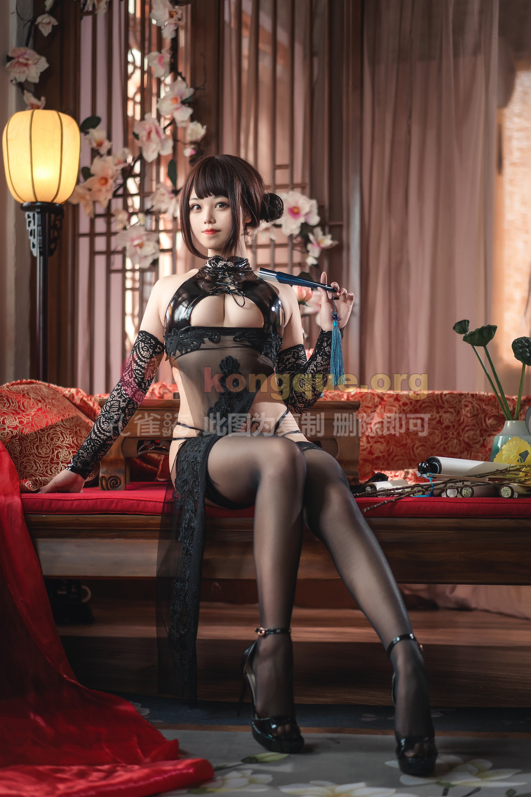 图片[1]-蜜汁猫裘 – NO.053 绝代风华 旗袍 [50P]-XikXak